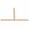 Ekena Millwork Eugene Smooth Timber Gable Bracket, Douglas Fir, 96"W x 64"H x 1 1/2"D x 5 1/2"F, 16/12 Pitch GBW096X64X0206EUG00SDF - alternate 4